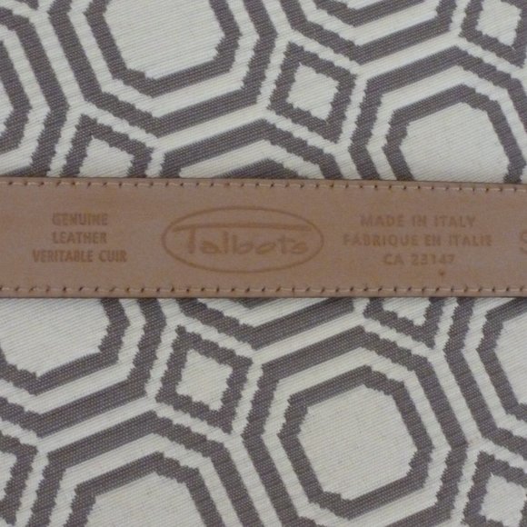 Talbots S Black Croc Embossed Leather Belt - Picture 3 of 3